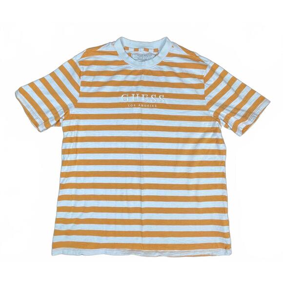 Guess Originals American Tradition Striped T-Shirt Size L - Picture 1 of 7
